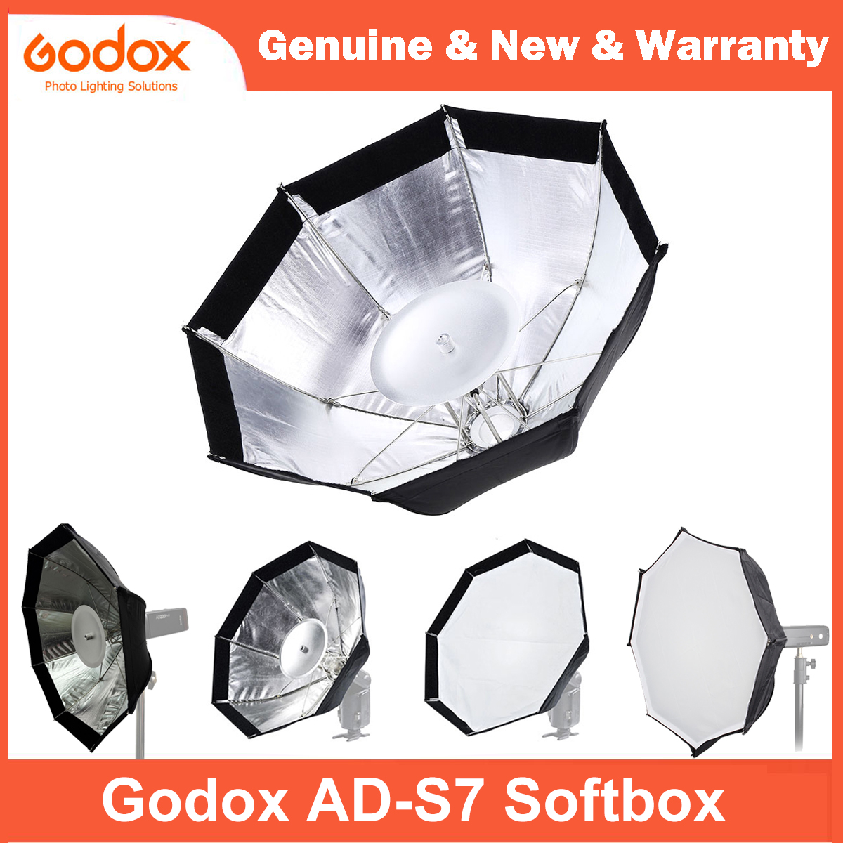 Photography Lighting Umbrella - Godox AD-S7 Multifunctional Softbox Octagonal Umbrella
