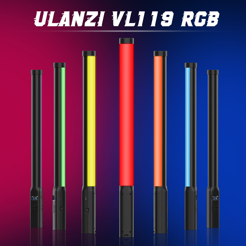 Photography Lighting Set - Ulanzi VL119 Handheld RGB Colorful Stick