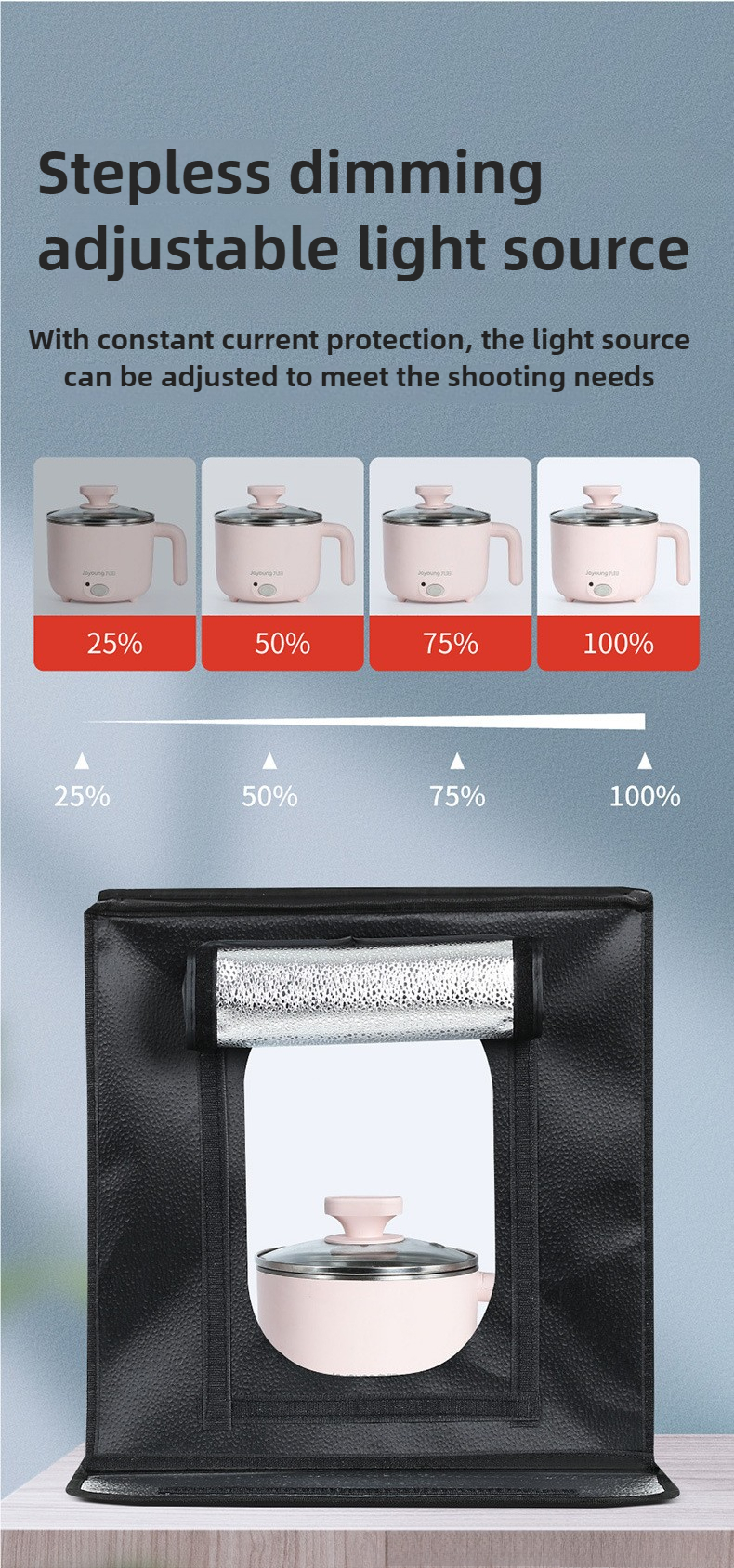Photography Lighting Kits - 40cm Photography LED Studio Lightbox Photo