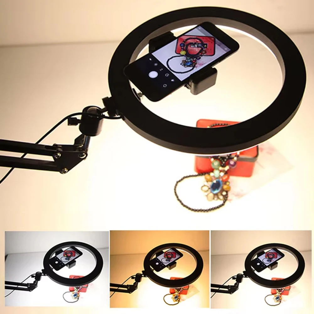 Photography Lighting Description - Nice Overhead Tripod With Ring Light