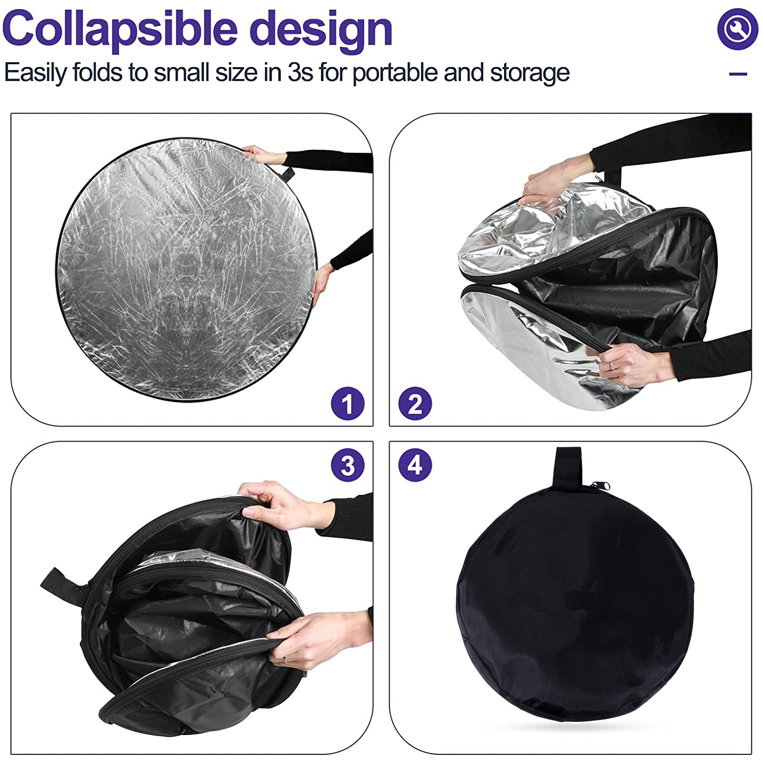 60 80 110cm 5in1 Reflector Pho - Photography Lighting Reflector review and price