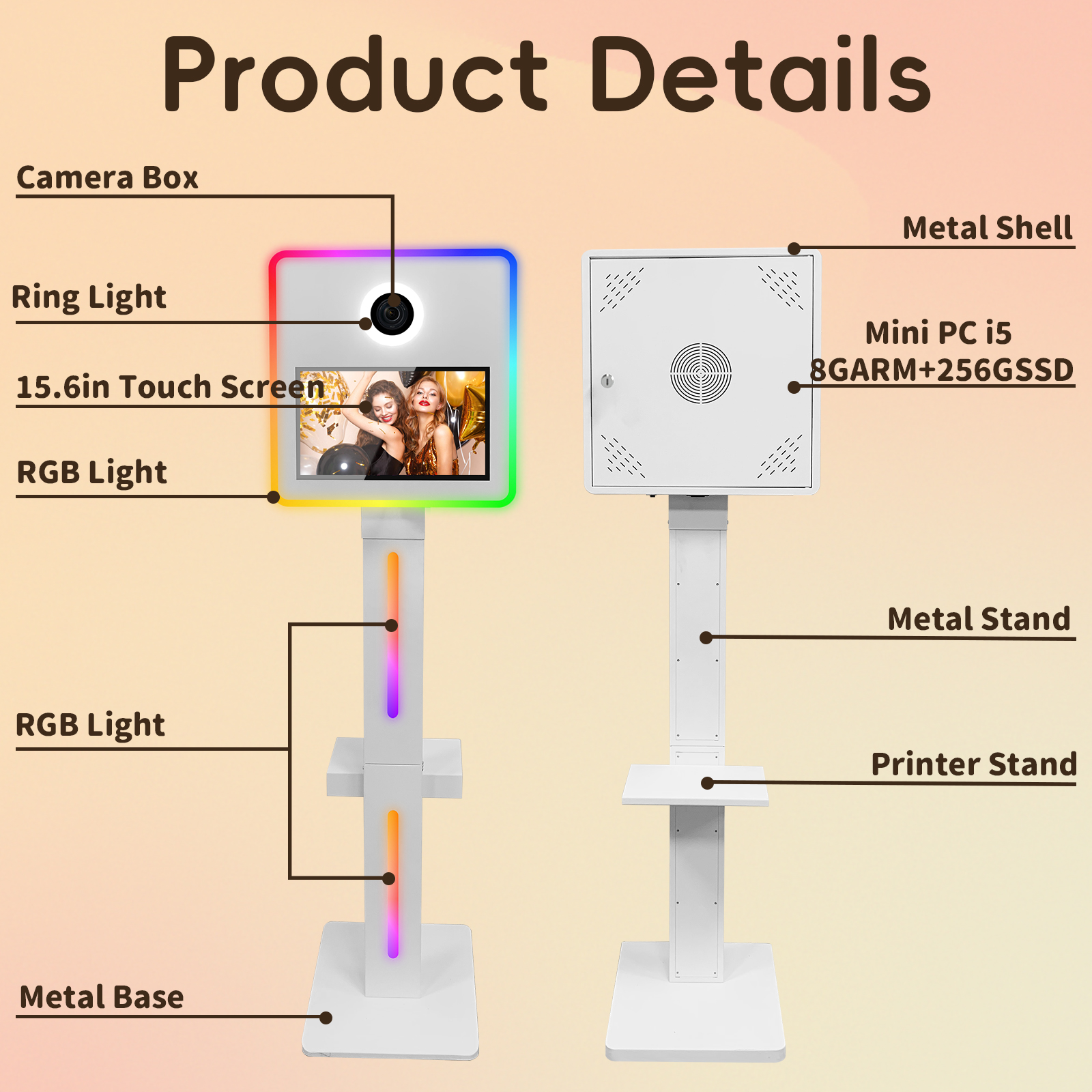 DSLR Photo Booth Machine with  - Photography Lighting Set review and price