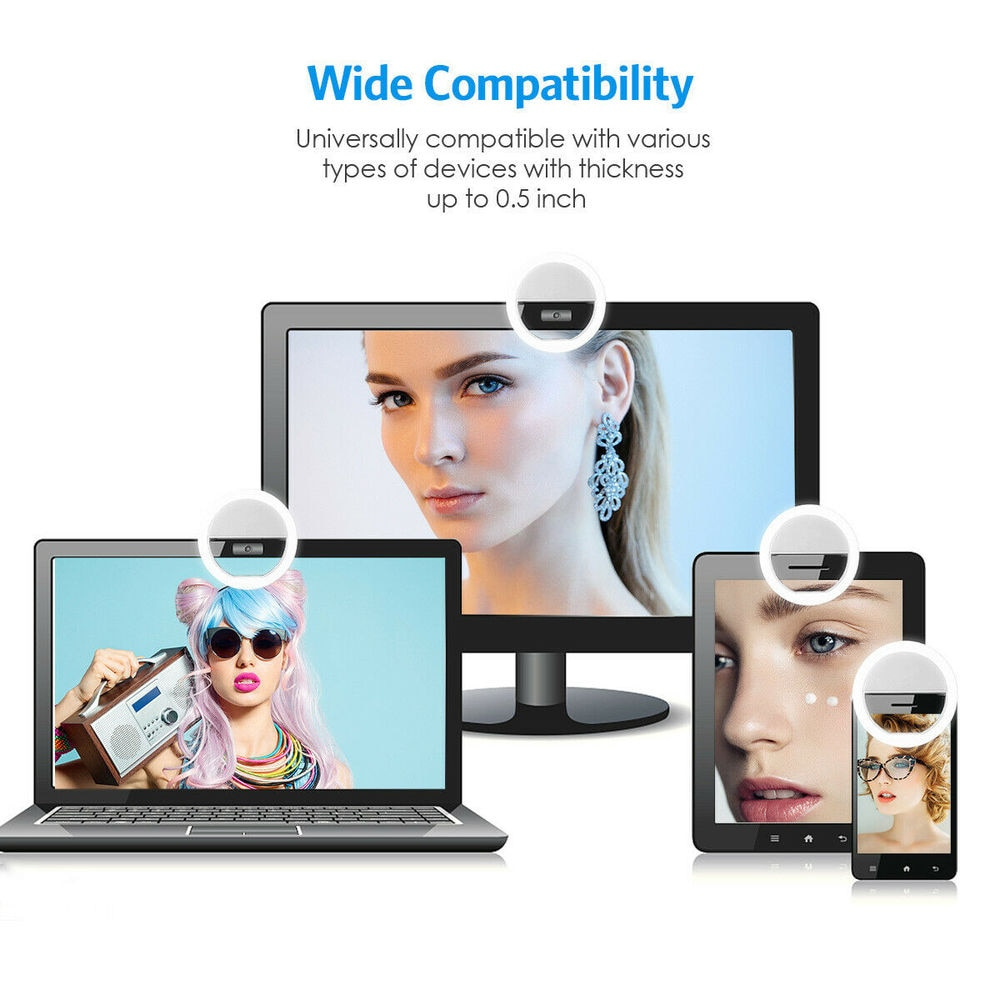 USB Charging LED Selfie Ring L - Photography Lighting Description review and price