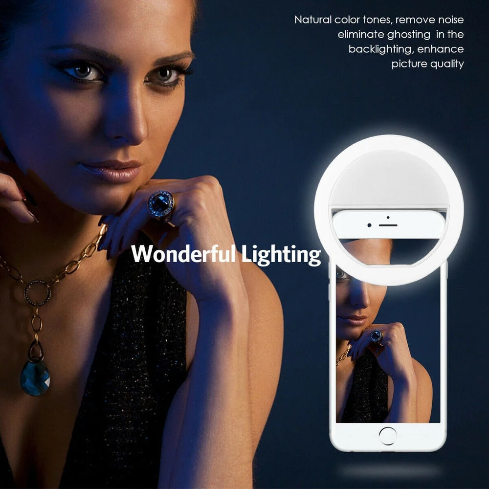 USB Charging LED Selfie Ring L - Photography Lighting Description review and price