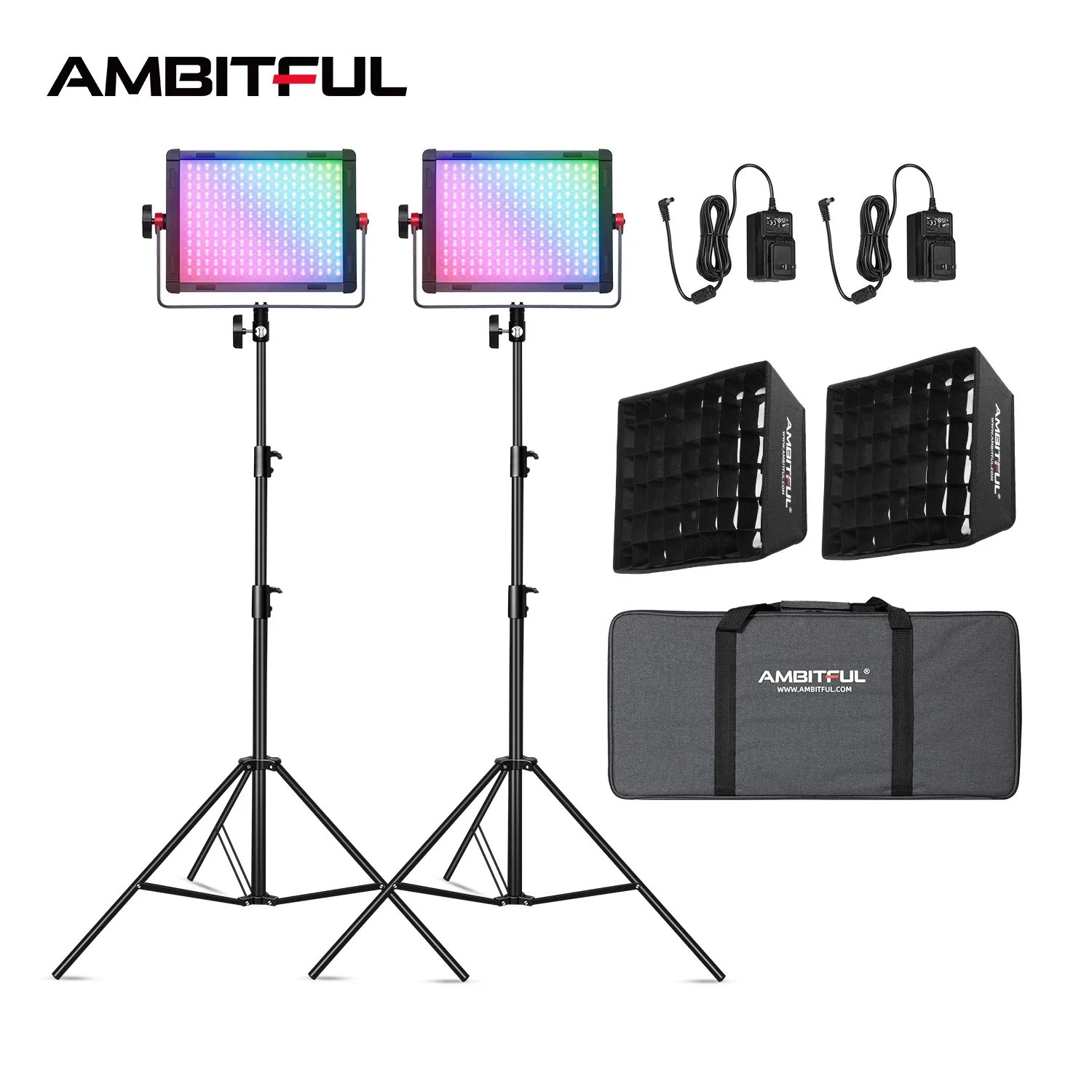 AMBITUFL P35R 30W RGB LED Vide - Photography Lighting Kits review and price