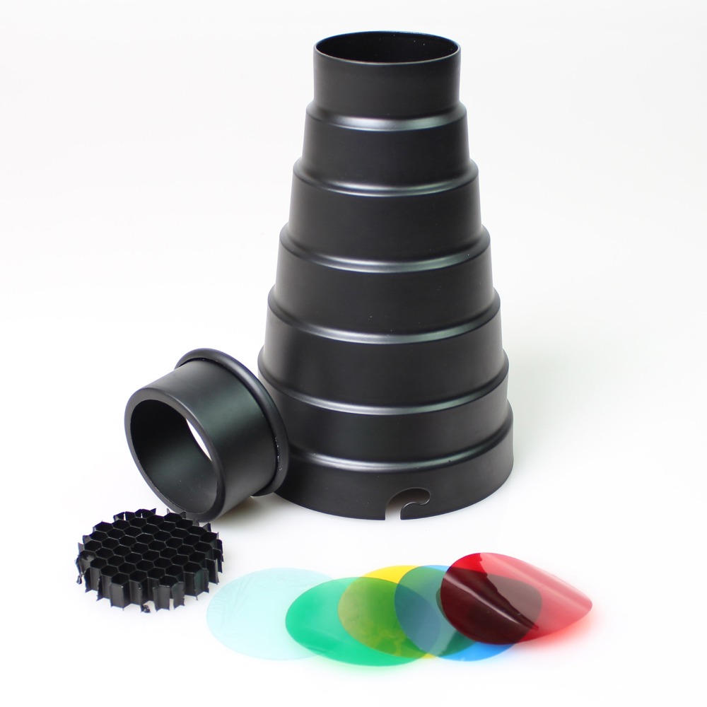Metal Conical Snoot with Honey - Snoot Flash Modifier review and price
