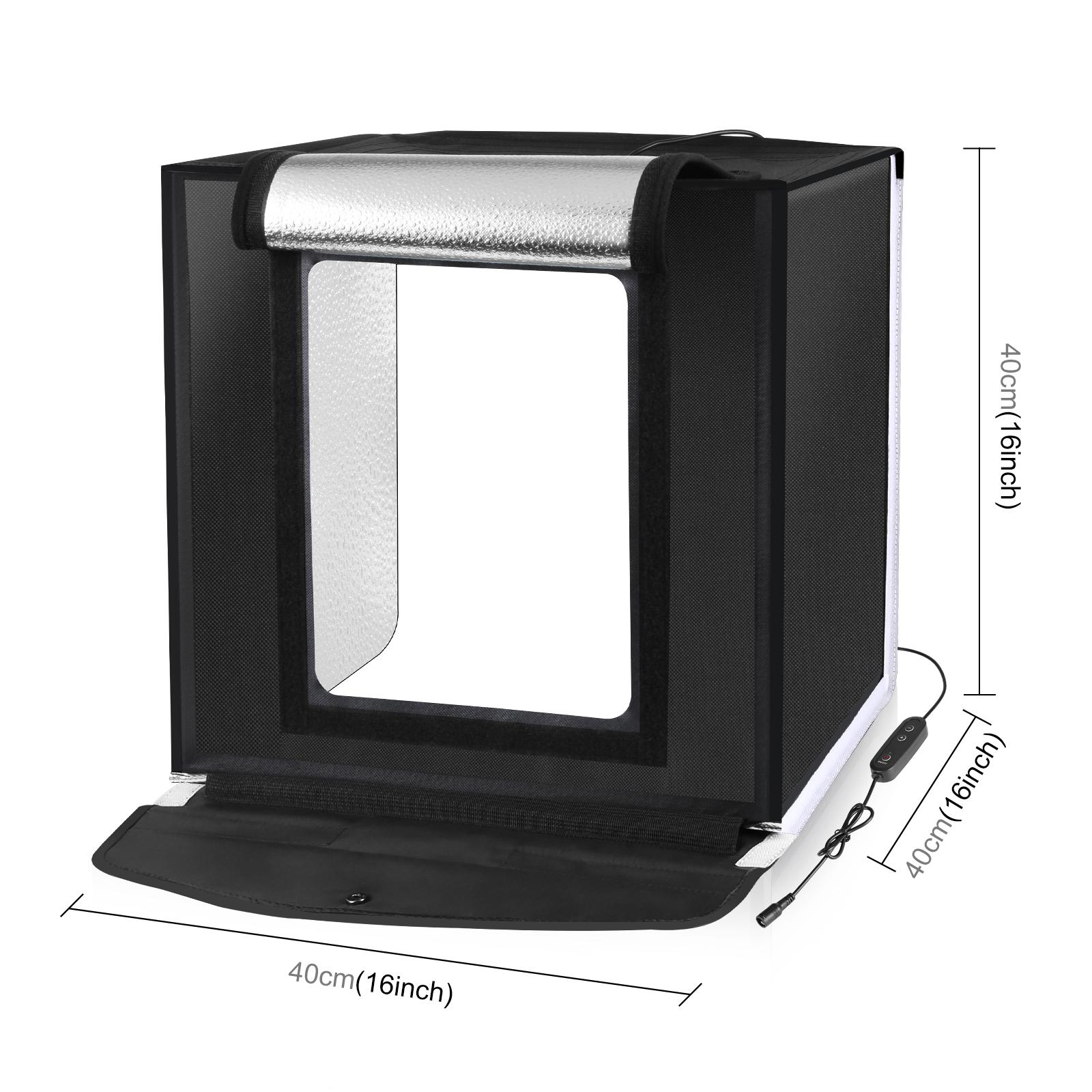 PULUZ 40cm Photo Studio Box Ta - Photography Lighting Kit With Backdrop review and price