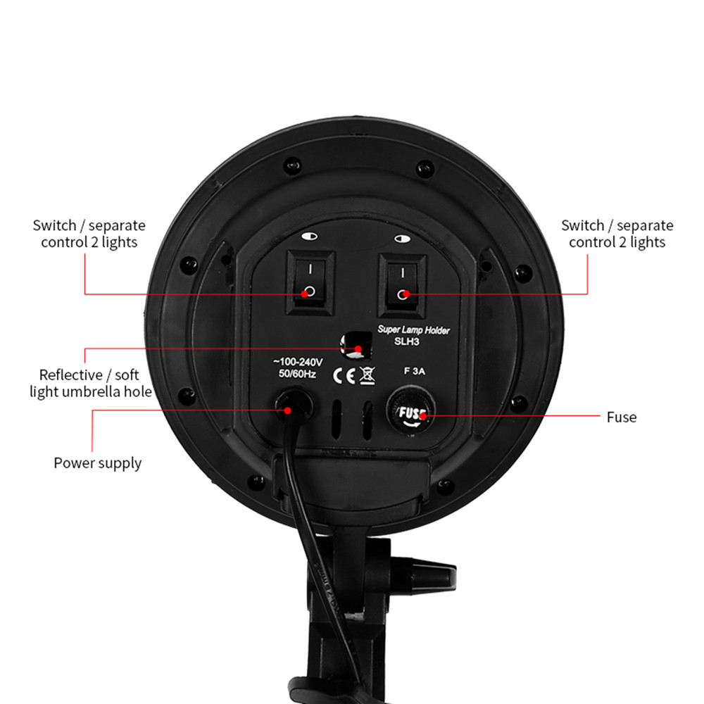 E27 Base Four Lamp Holder  Lig - Photography Lighting Kits review and price