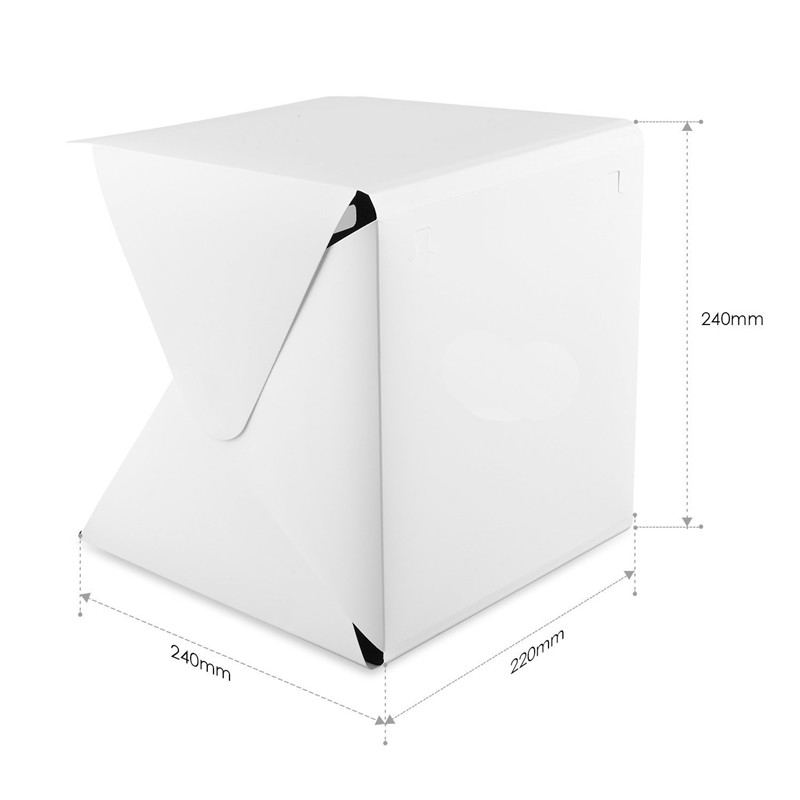 Portable Mini Photo Studio Box - Photography Lighting Kit With Backdrop review and price