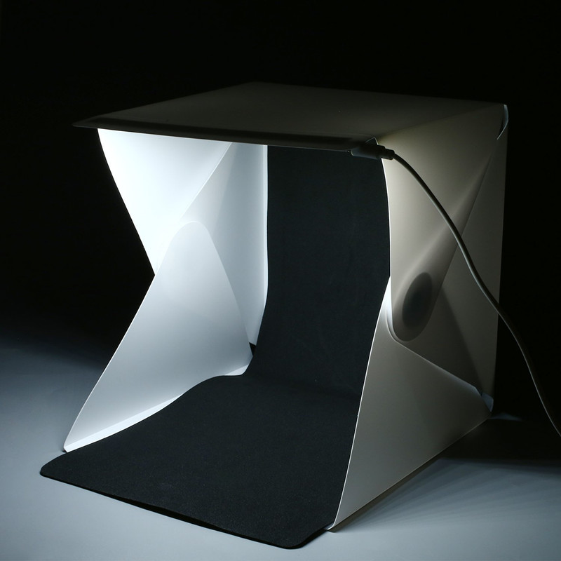 Portable Mini Photo Studio Box - Photography Lighting Kit With Backdrop review and price