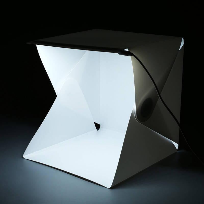 Portable Mini Photo Studio Box - Photography Lighting Kit With Backdrop review and price