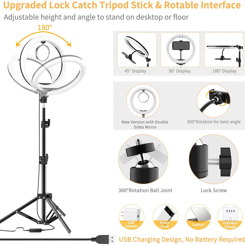 Video Light 16/26/33cm Selfie  - Photography Lighting Description review and price