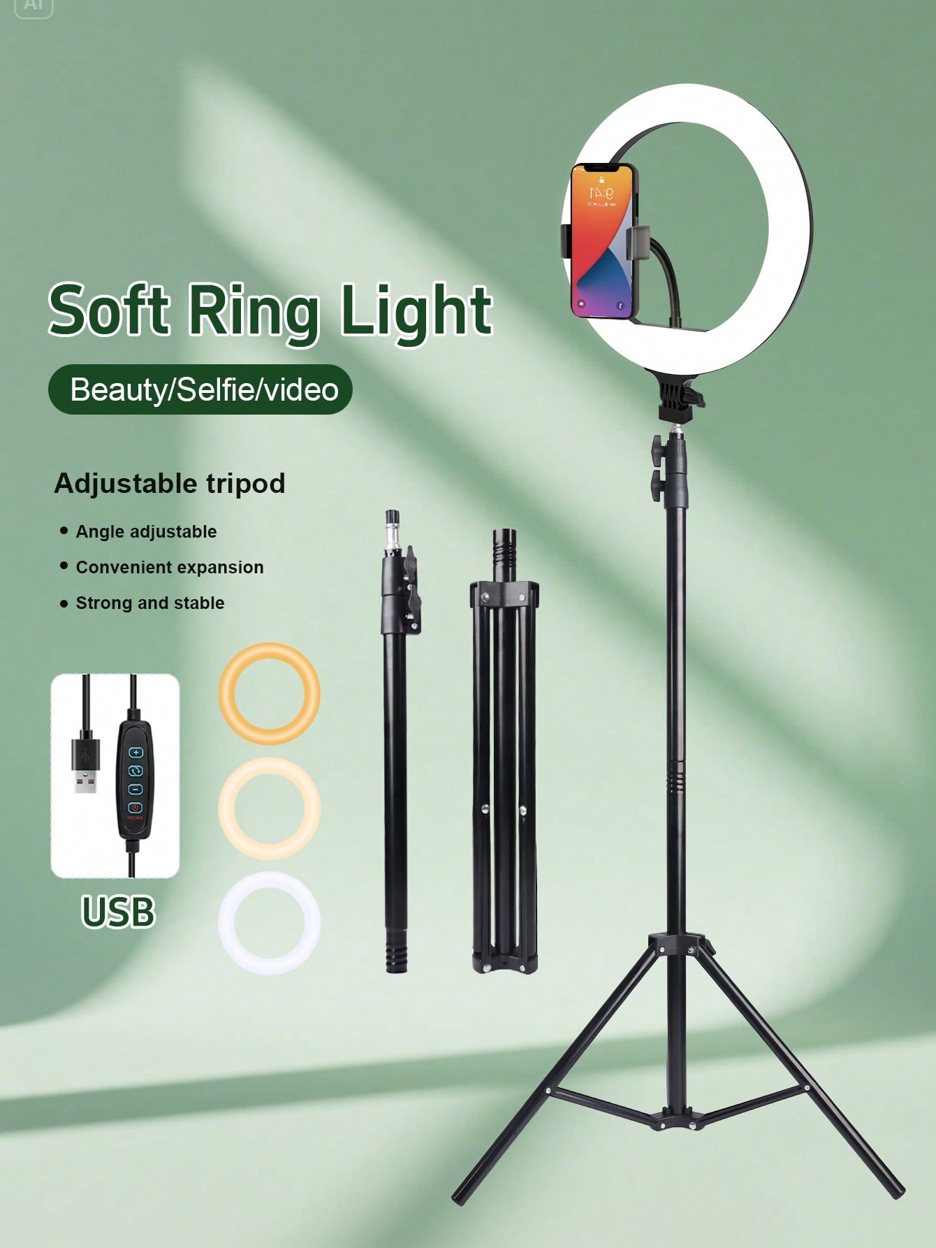 10 Inch 3 Color Dimmable LED R - Photography Lighting Kits review and price
