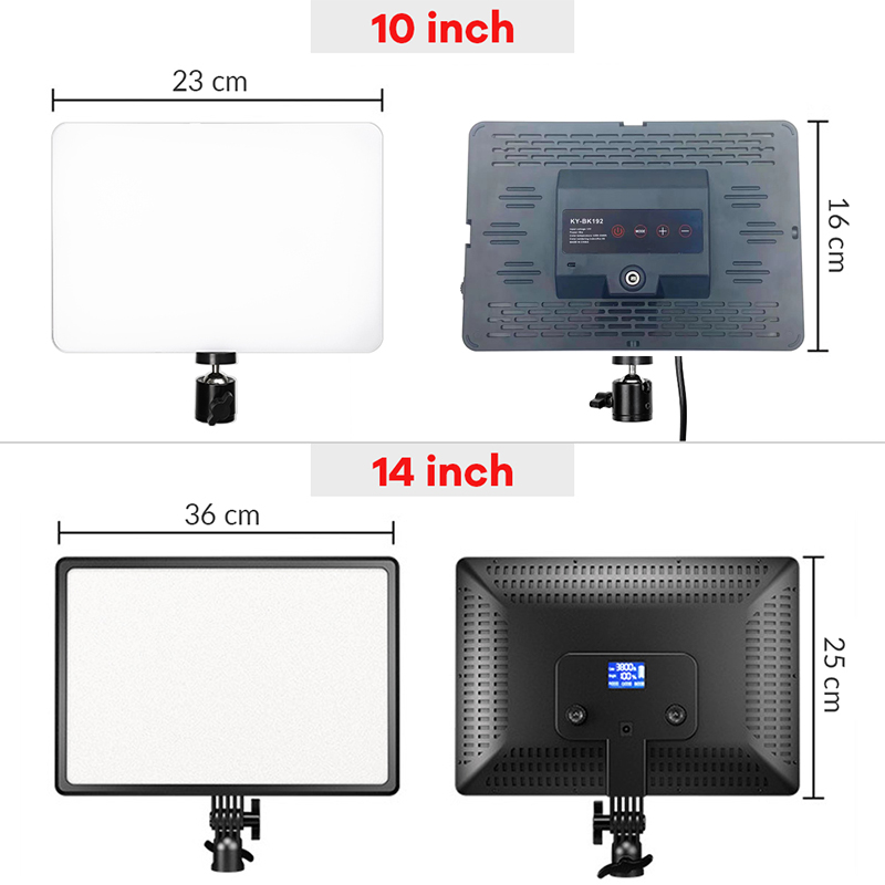 14inch 10inch LED Video Light  - Photography Lighting Set review and price