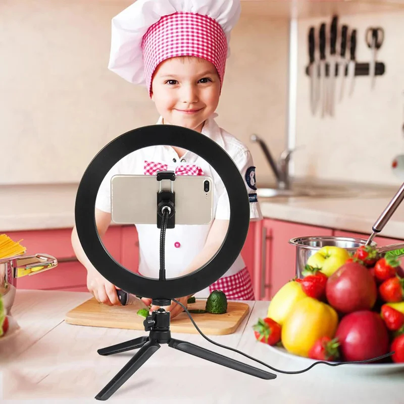 Dimmable26cm LED Ring Light Ki - Photography Lighting Kits review and price