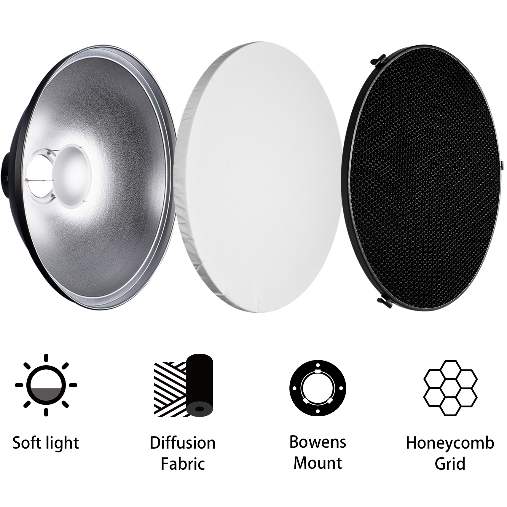 Selens 70cm Silver/White Inter - Photography Lighting Kits review and price
