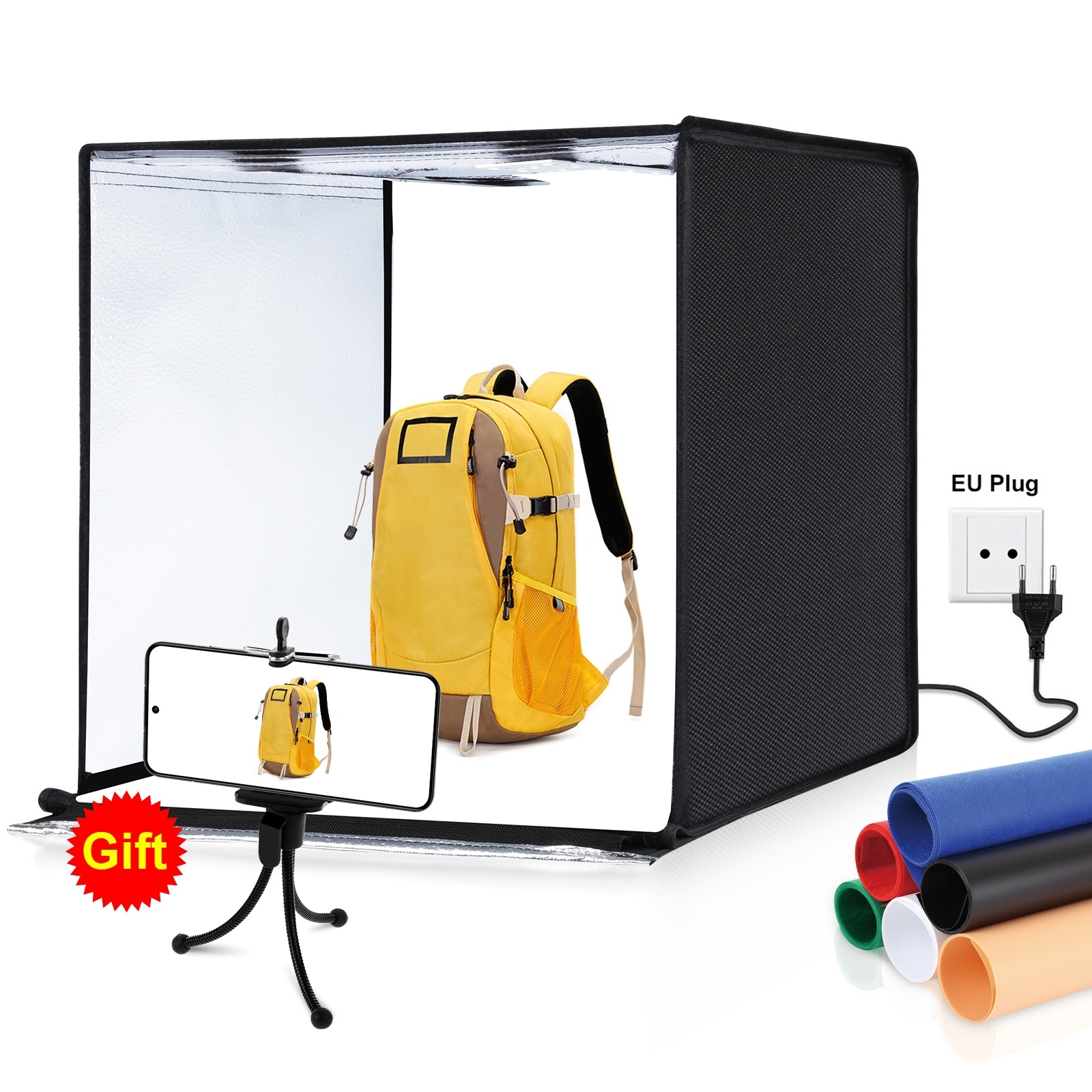 PULUZ 60cm Photo Studio Box Po - Photography Lighting Kit With Backdrop review and price