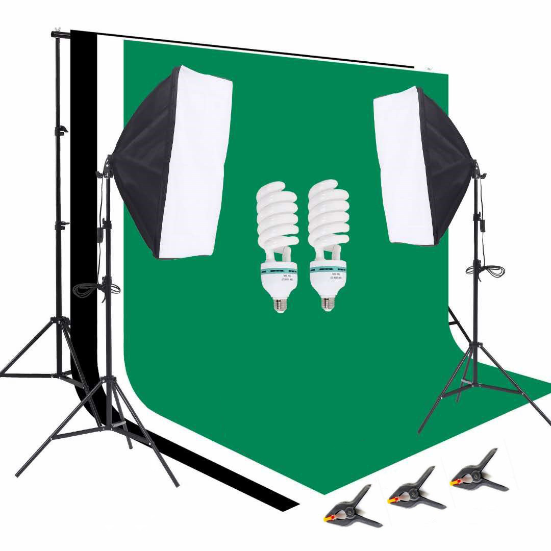 1 Photo Studio Equipment 2.6*3 - Photography Lighting Kit With Backdrop review and price