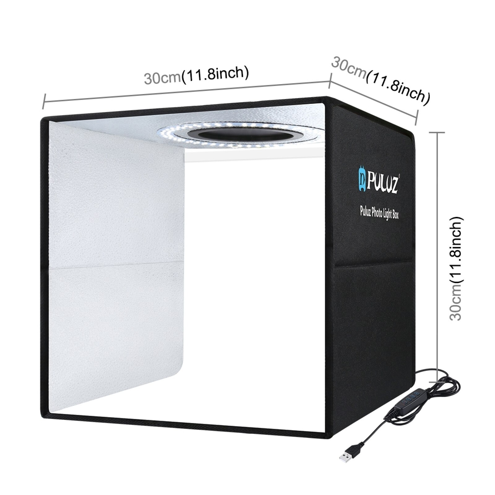 PULUZ Photo Studio Box,30/40CM - Photography Lighting Kit With Backdrop review and price