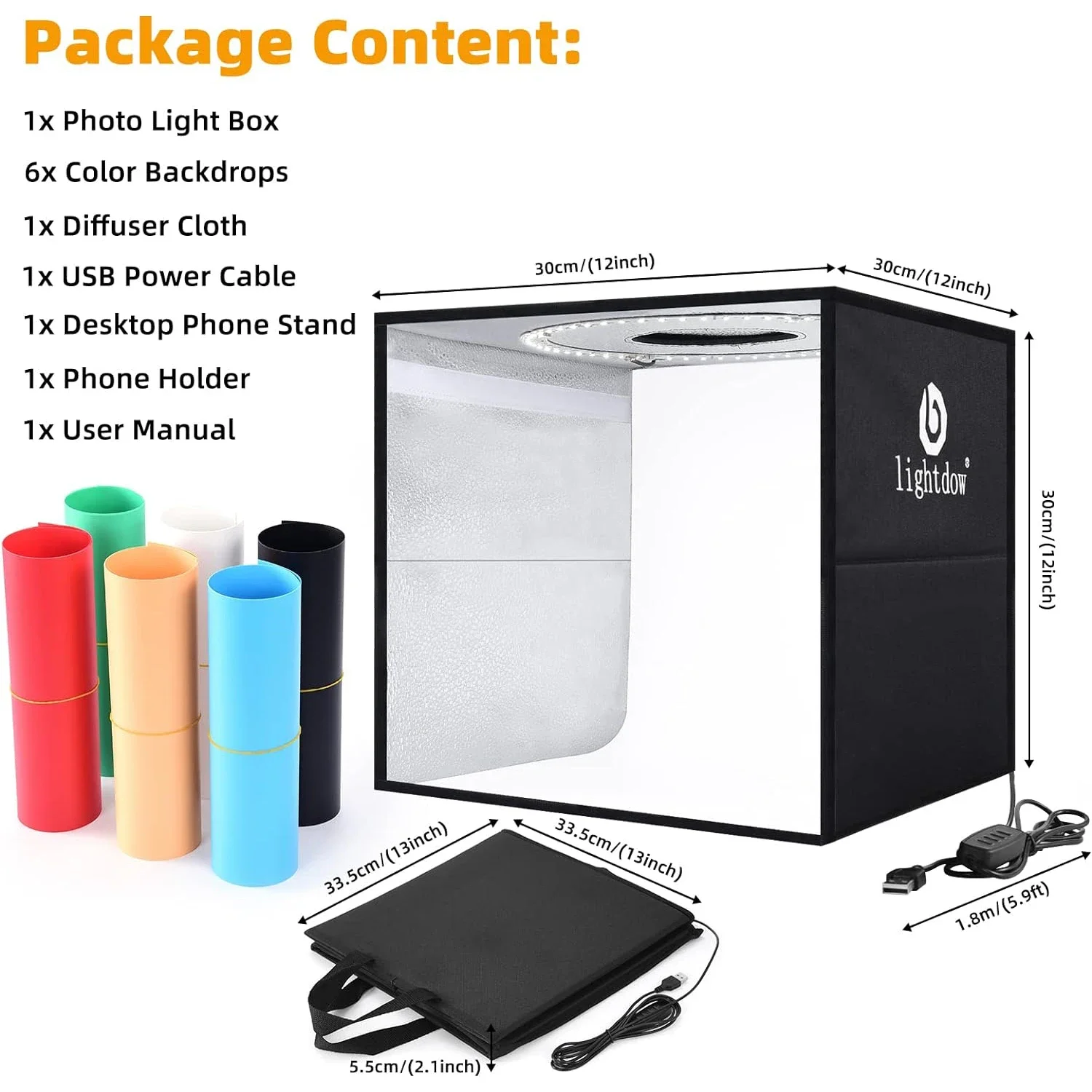 Lightdow Dimmable Photo Box LE - Photography Lighting Kits review and price