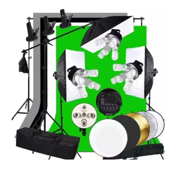 Gold Seller Full Set Photograp - Photography Lighting Kit With Backdrop review and price