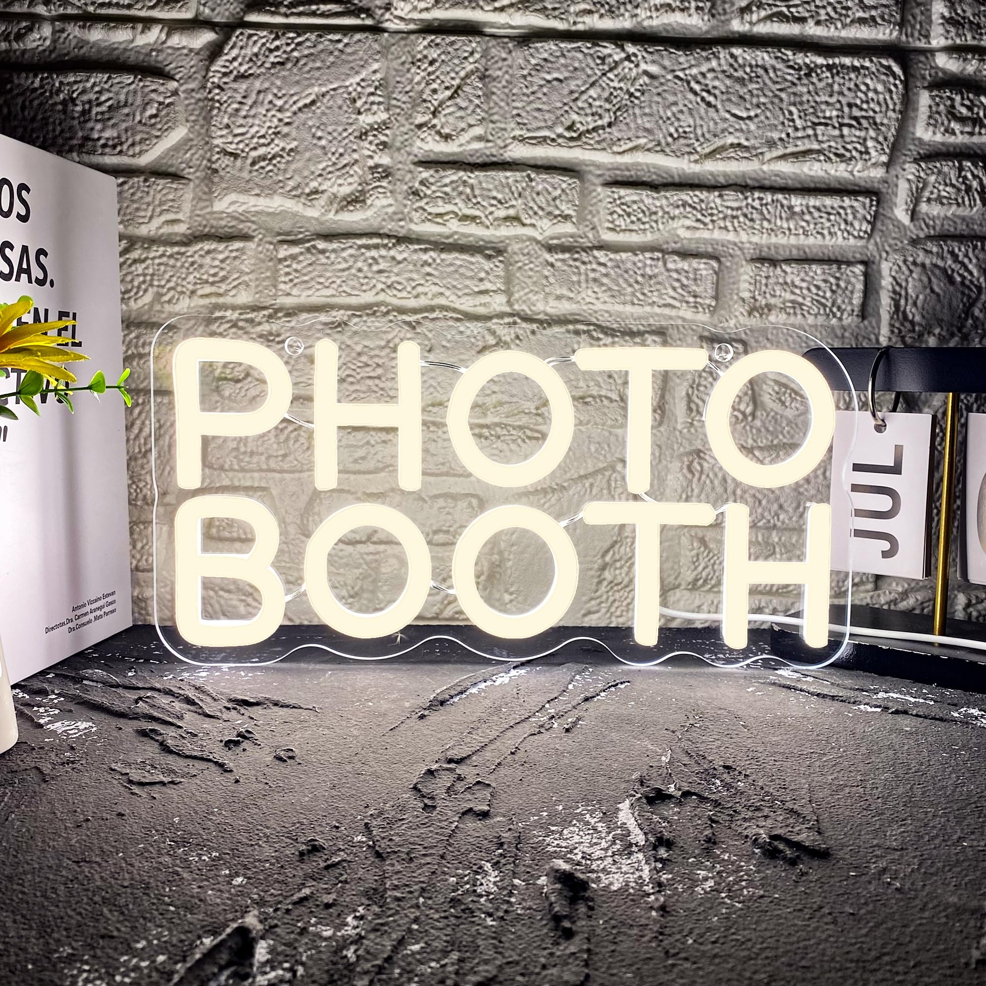 Photo Booth Neon Sign, Dimmabl - Photography Lighting Wedding Reception review and price