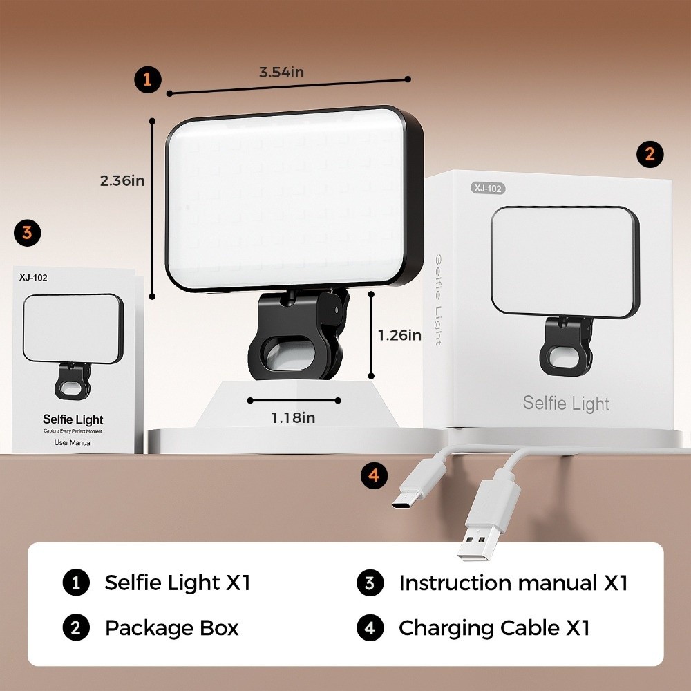 800/1000mAh LED Selfie Light U - Photography Lighting Description review and price