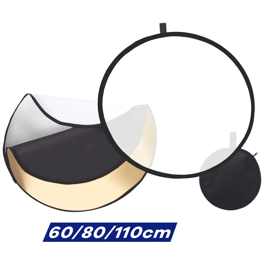 60/80/110cm 5-in-1 Collapsible - Photography Lighting Reflector review and price