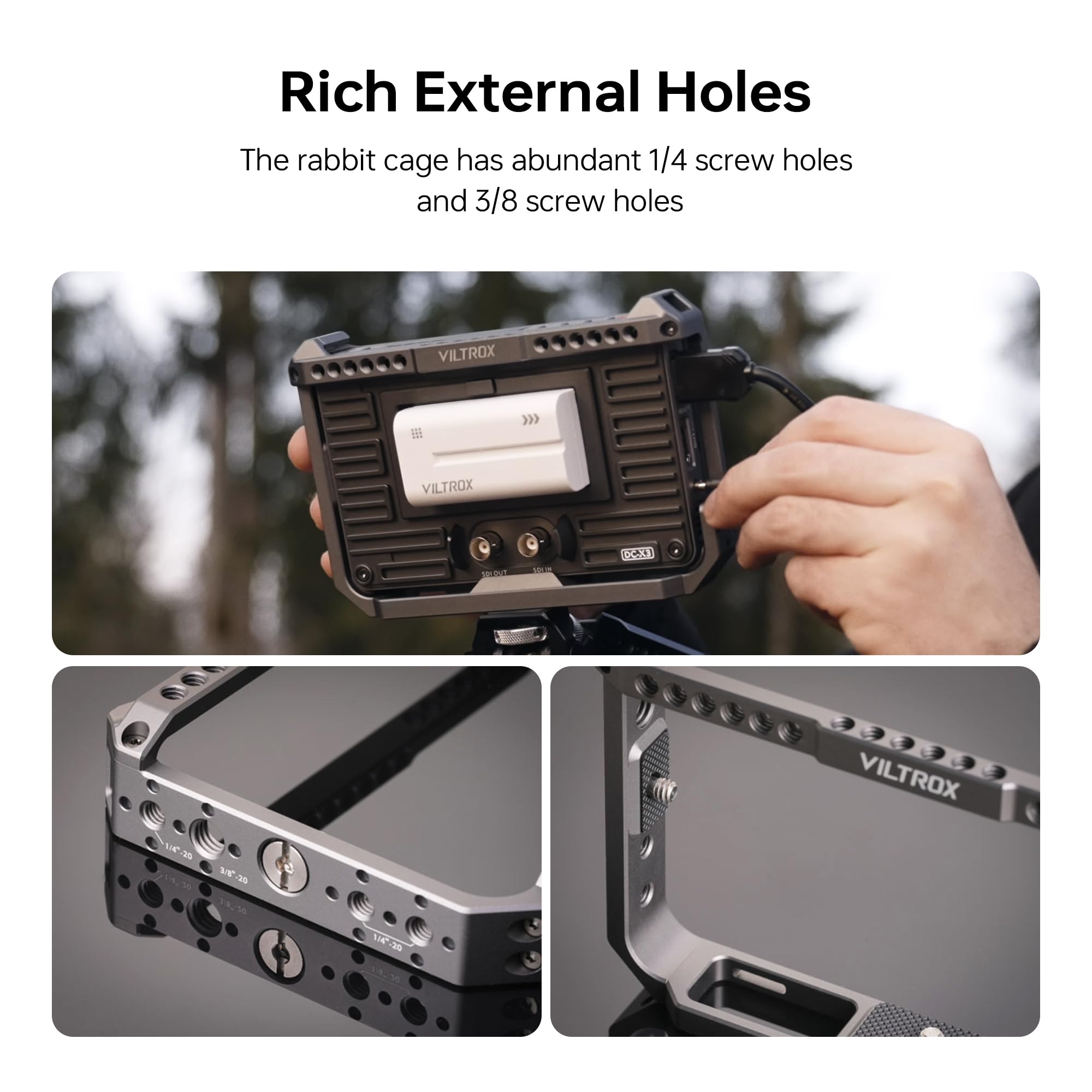 VILTROX Camera Monitor Rig Cag - Photography Lighting Description review and price