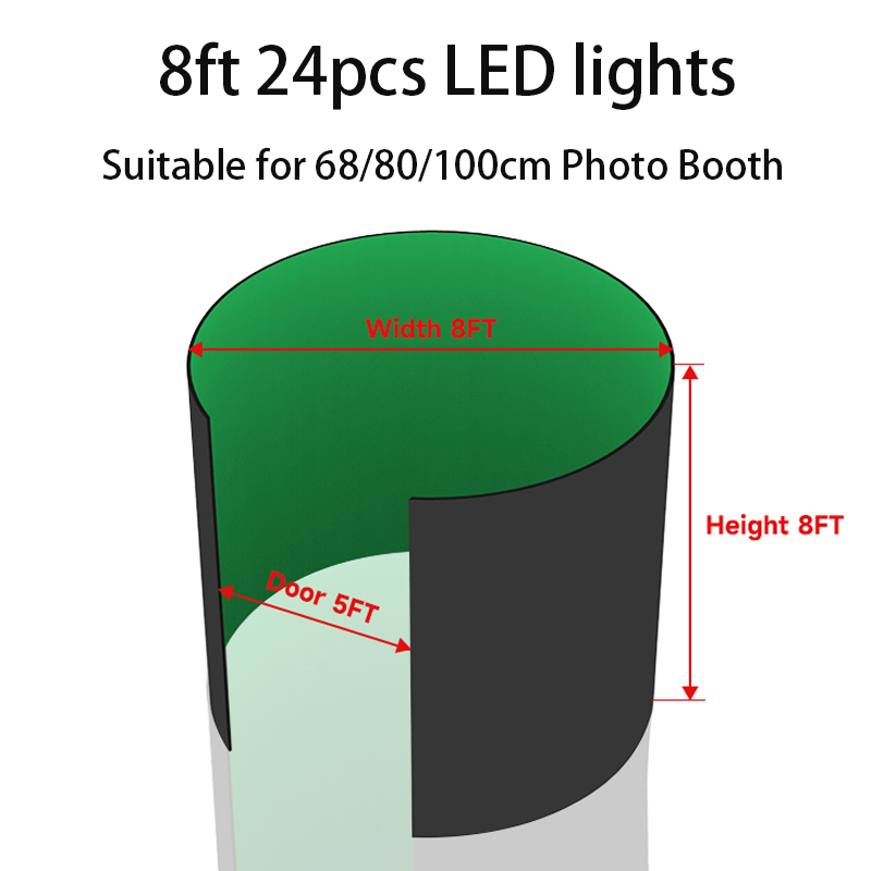 360 Photo Booth Enclosure Free - Photography Lighting Kit With Backdrop review and price